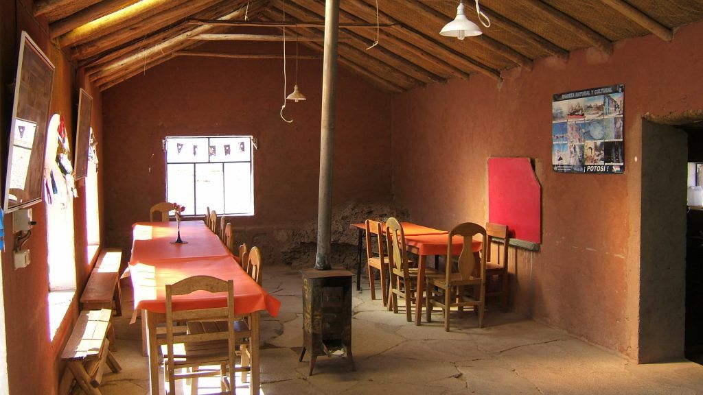 Unterkunft nahe Laguna Colorada