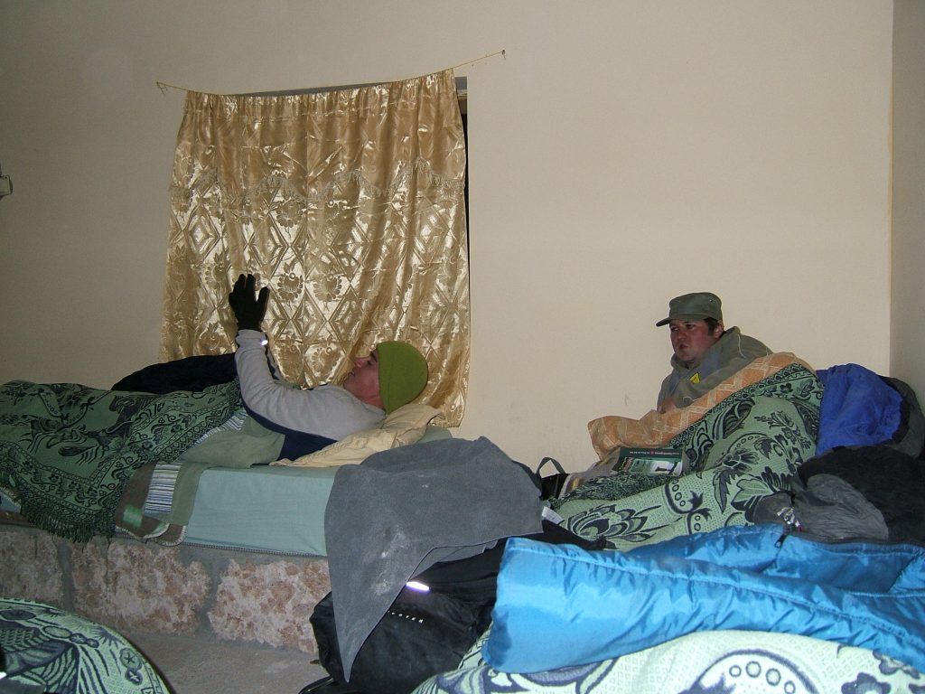 Unterkunft nahe Laguna Colorada